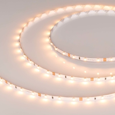 Лента RT 2-5000 12V Warm2400 5mm (3528, 300 LED, LUX) (Arlight, 4.8 Вт/м, IP20) ARLIGHT Арт. 028616