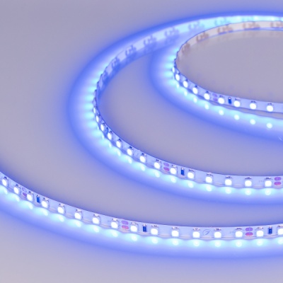 Лента RT 2-5000 24V Blue 5mm 2x (3528, 600 LED, LUX) (Arlight, 9.6 Вт/м, IP20) ARLIGHT Арт. 015660