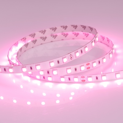 Лента RT 2-5000 24V Pink 2x (5060, 300 LED, LUX) (Arlight, 14.4 Вт/м, IP20) ARLIGHT Арт. 015969