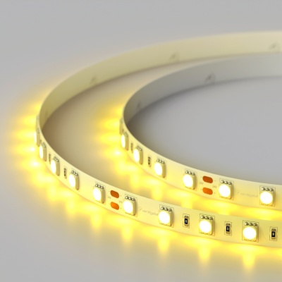 Лента RT 2-5000 24V Yellow 2x (5060, 300 LED, LUX) (Arlight, 14.4 Вт/м, IP20) ARLIGHT Арт. 008816