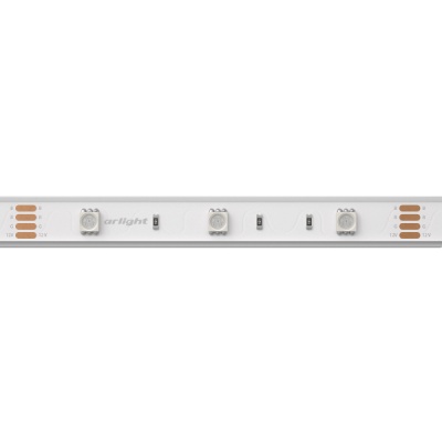 Лента RTW 2-5000P 12V RGB (5060, 150 LED, LUX) (Arlight, 7.2 Вт/м, IP66)