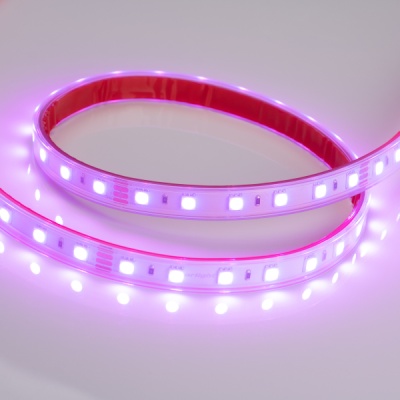 Лента RTW 2-5000P 24V RGB 2x (5060, 300 LED, LUX) (Arlight, 14.4 Вт/м, IP66) ARLIGHT Арт. 010366