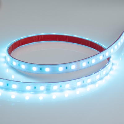 Лента RTW 2-5000P 24V RGB 2x (5060, 300 LED, LUX) (Arlight, 14.4 Вт/м, IP66) ARLIGHT Арт. 010366