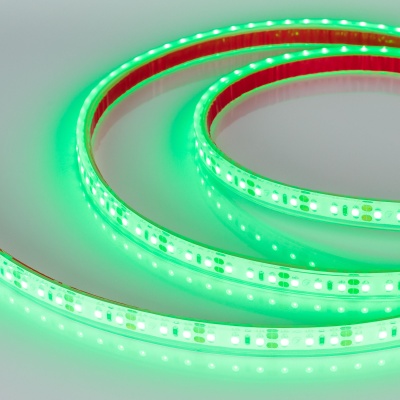 Лента RTW 2-5000PGS 12V Green 2x (3528, 600 LED, LUX) (Arlight, 9.6 Вт/м, IP67) ARLIGHT Арт. 012288