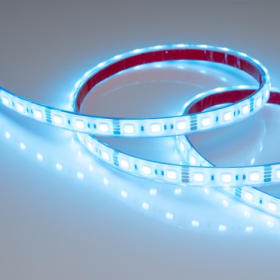 Лента RTW 2-5000PGS 12V RGB 2x (5060, 300 LED, LUX) (Arlight, 14.4 Вт/м, IP67) ARLIGHT Арт. 013401
