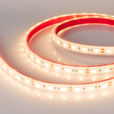 Лента RTW 2-5000PGS 12V Warm 2x (5060, 300 LED, LUX) (Arlight, 14.4 Вт/м, IP67) ARLIGHT Арт. 013587