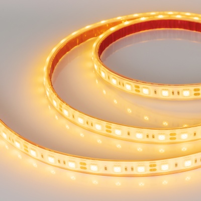 Лента RTW 2-5000PGS 12V Yellow 2x (5060, 300 LED, LUX) (Arlight, 14.4 Вт/м, IP67) ARLIGHT Арт. 012306