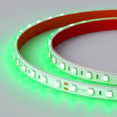 Лента RTW 2-5000PGS 24V Green 2x (5060, 300 LED, LUX) (Arlight, 14.4 Вт/м, IP67) ARLIGHT Арт. 014016