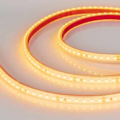 Лента RTW 2-5000PGS 24V Yellow 2x (3528, 600 LED, LUX) (Arlight, 9.6 Вт/м, IP67) ARLIGHT Арт. 015133