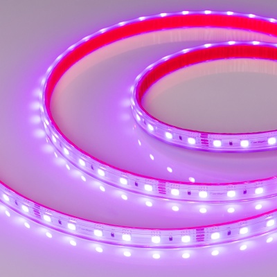 Лента RTW 2-5000PS-50m 24V RGB 2x (5060, 60 LED/m, LUX) (Arlight, 14.4 Вт/м, IP67)