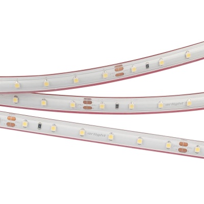 Лента RTW 2-5000PS-50m 24V White5500 (3528, 60 LED/m, LUX) (Arlight, 4.8 Вт/м, IP67)