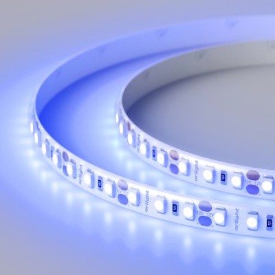 Лента RTW 2-5000SE 12V Blue 2x (3528, 600 LED,LUX) (Arlight, 9.6 Вт/м, IP65) ARLIGHT Арт. 014798