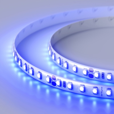 Лента RTW 2-5000SE 24V Blue 2x (3528, 600 LED, LUX) (Arlight, 9.6 Вт/м, IP65) ARLIGHT Арт. 014676