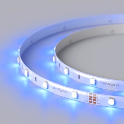 Лента RTW 2-5000SE 24V RGB (5060, 150 LED, LUX) (Arlight, 7.2 Вт/м, IP65) ARLIGHT Арт. 021732(1)