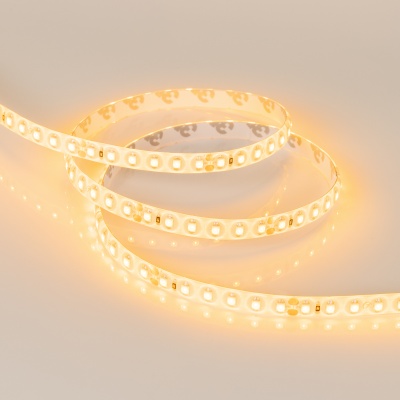Лента RTW 2-5000SE 24V Yellow 2x (3528, 600 LED, LUX) (Arlight, 9.6 Вт/м, IP65) ARLIGHT Арт. 015132