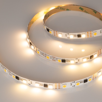 Лента SPI-5000-5060-60 12V Cx3 Warm3000-Auto (10mm, 13.2W, IP20) (Arlight, Открытый, IP20) ARLIGHT Арт. 027169(1)