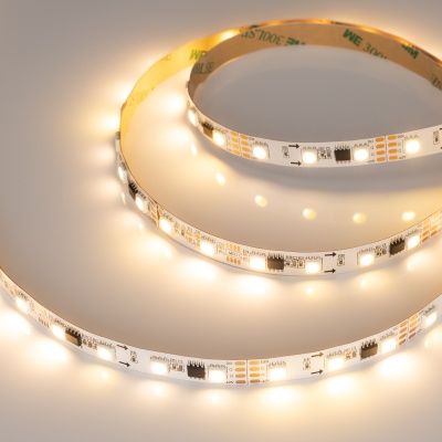 Лента SPI-5000-5060-60 12V Cx3 Warm3000-Auto (10mm, 13.2W, IP20) (Arlight, Открытый, IP20) ARLIGHT Арт. 027169(1)
