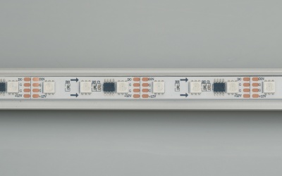 Лента SPI-5000P-5060-60 12V Cx3 RGB-Auto (12mm, 13.2W/m, IP66) (Arlight, Закрытый, IP66)