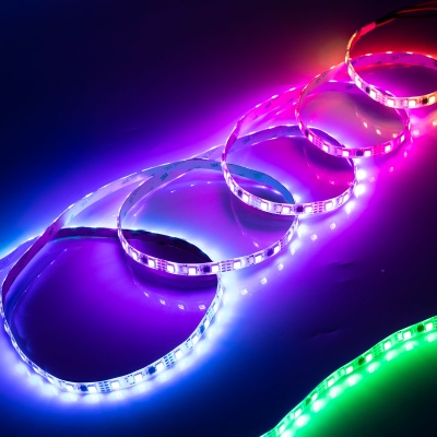 Лента SPI-5000SE-5060-60 12V Cx3 RGB-Auto (10mm, 13.2W/m, IP65) (Arlight, Закрытый, IP65) ARLIGHT Арт. 021874(1)