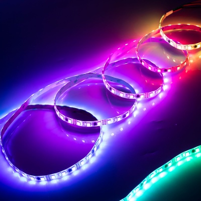 Лента SPI-5000SE-5060-60 12V Cx3 RGB-Auto (10mm, 13.2W/m, IP65) (Arlight, Закрытый, IP65) ARLIGHT Арт. 021874(1)