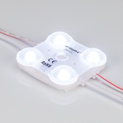 Модуль герметичный ARL-BEST2835-4-2W-12V Cool 160deg (Arlight, Закрытый)