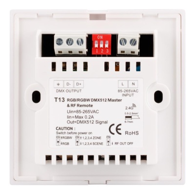 Панель Sens SMART-P2-DMX (90-240V, 2.4G) (Arlight, IP20 Пластик, 5 лет)