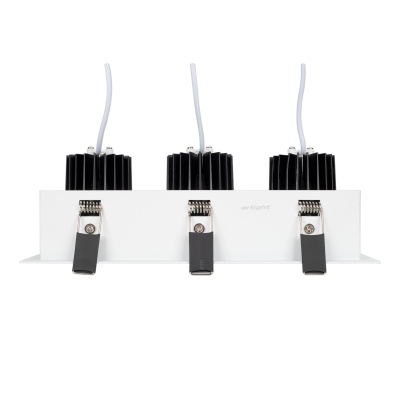 Светильник CL-KARDAN-S260x102-3x9W White (WH, 38 deg) (Arlight, IP20 Металл, 3 года)