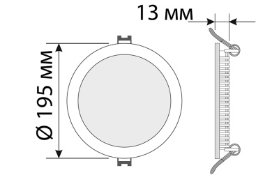 Светильник IM-195D-16W Warm White (Arlight, -)