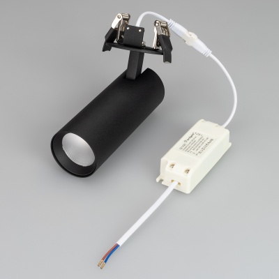 Светильник LGD-LUMOS-R55-16W Warm3000 (BK, 25 deg, 230V) (Arlight, IP20 Металл, 3 года)
