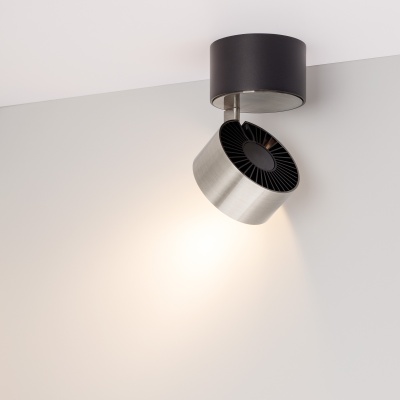 Светильник SP-PLURIO-SURFACE-R77-9W Warm3000 (BK-NI, 36 deg, 230V) (Arlight, IP20 Металл, 3 года)