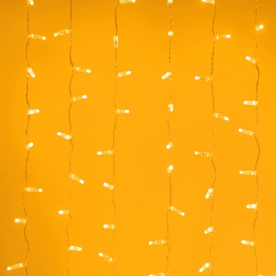 Светодиодная гирлянда ARD-CURTAIN-CLASSIC-2000x1500-CLEAR-360LED Yellow (230V, 60W) (Ardecoled, IP65)