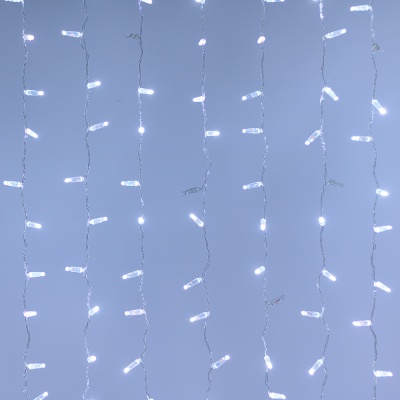 Светодиодная гирлянда ARD-CURTAIN-CLASSIC-2000x1500-CLEAR-360LED-BLINK White (230V, 60W) (Ardecoled, IP65)