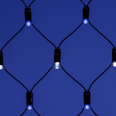 Светодиодная гирлянда ARD-NETLIGHT-CLASSIC-2500x2500-BLACK-432LED White/Blue (230V, 26W) (Ardecoled, IP65)