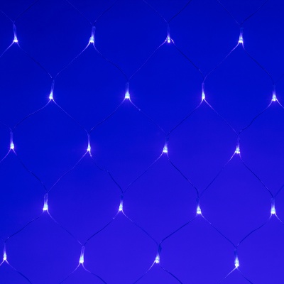 Светодиодная гирлянда ARD-NETLIGHT-HOME-1500x1500-CLEAR-150LED Blue (230V, 12W) (Ardecoled, IP20)