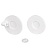 Заглушка ARL-MOONLIGHT-ROUND-40-CAP-SIDE-S-SET-WH (Arlight, Пластик)