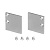 Комплект заглушек WALL-2228 (Arlight, Металл)
