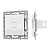 Механизм компьютерной розетки SCT-MPC1-PL-WH (RJ-45, CAT6) (Arlight, -)