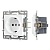 Механизм электрической розетки SCT-MEU1-PL-WH (250V, 16A) (Arlight, -)