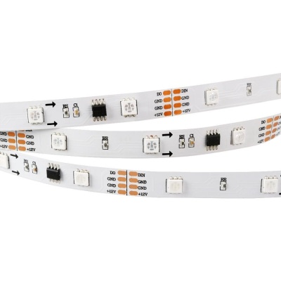 Лента SPI-5000-IR21B 12V RGB (5060,150 LED x3,1804, ПДУ) ARLIGHT Арт. 020978