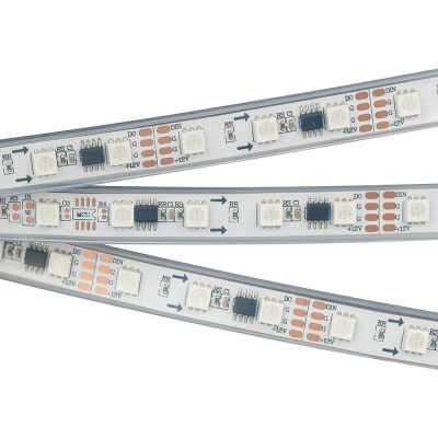 Лента SPI-5000P-AM 12V RGB (5060, 300 LED x3,1804) ARLIGHT Арт. 021230