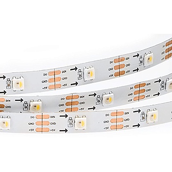 Светодиодная лента SPI 2-5000-AM 5V RGB-White (5060,150 LED x1, Arlight, Открытый)