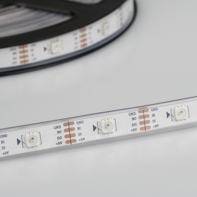 Светодиодная лента SPI-5000P-RAM 5V RGB (5060, 150 LED x1, 2813, Arlight, Закрытый, IP66) ARLIGHT Арт. 022570