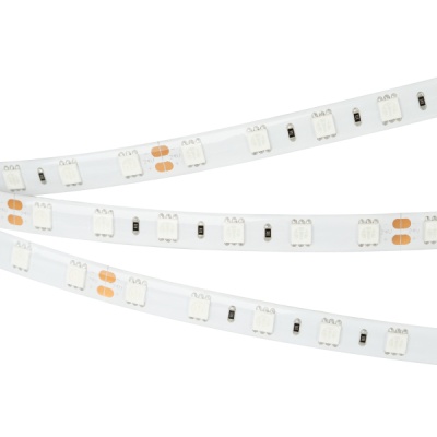 Лента RTW 2-5000SE 24V Blue 2x (5060, 300 LED, LUX) (Arlight, 14.4 Вт/м, IP65)