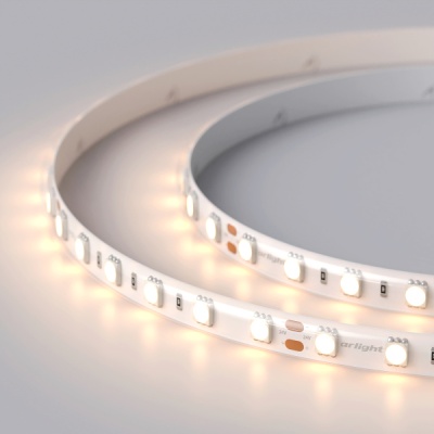 Светодиодная лента RTW 2-5000SE 24V Warm 2x (5060, 300 LED, LUX, Arlight, 14.4 Вт/м, IP65) ARLIGHT Арт. 015279