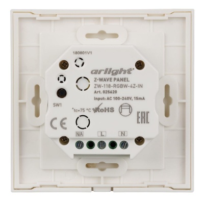 INTELLIGENT ARLIGHT Панель ZW-118-RGBW-4Z-IN (100-240V, 4 зоны) (IARL, -)