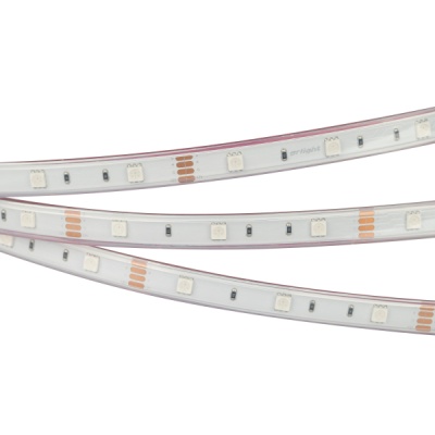 Лента RTW 2-5000P 12V RGB (5060, 150 LED, LUX) (Arlight, 7.2 Вт/м, IP66)