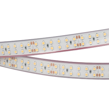 Лента RTW 2-5000P 24V Day4000 2x2 (3528, 1200 LED, LUX) (Arlight, 19.2 Вт/м, IP66)