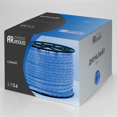 Дюралайт ARD-REG-LIVE Blue (220V, 36 LED/m, 100m) (Ardecoled, Закрытый)