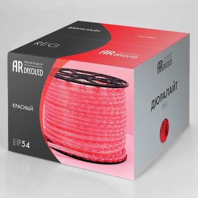 Дюралайт ARD-REG-STD Red (220V, 36 LED/m, 100m) (Ardecoled, Закрытый)