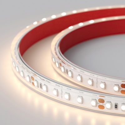 Светодиодная лента RTW 2-5000PS 24V Warm3000 2x (3528, 600 LED, LUX) (Arlight, 9.6 Вт/м, IP67) ARLIGHT Арт. 021462